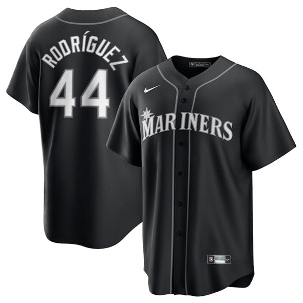 Julio Rodriguez Seattle Mariners black Lights Out jersey