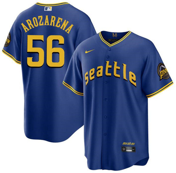 Randy Arozarena Seattle Mariners royal City Connect jersey
