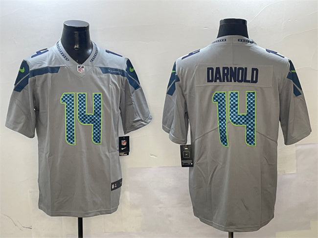 Sam Darnold Seattle Seahawks gray jersey