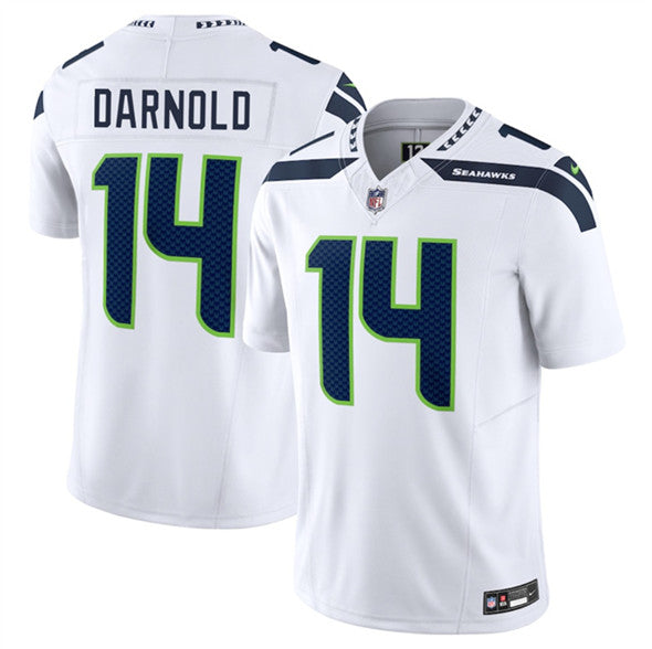Sam Darnold Seattle Seahawks white FUSE jersey