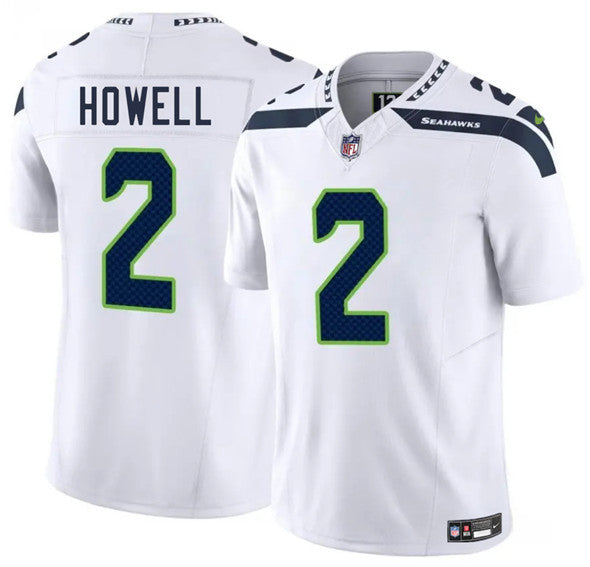 Sam Howell Seattle Seahawks white FUSE jersey