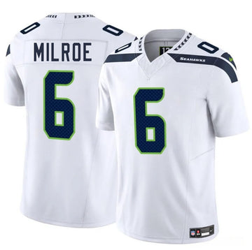Jalen Milroe Seattle Seahawks white FUSE jersey