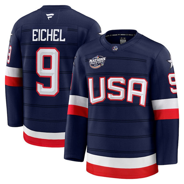 Jack Eichel Team USA Hockey navy jersey