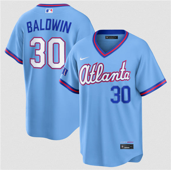 Drake Baldwin Atlanta Braves blue City Connect jersey