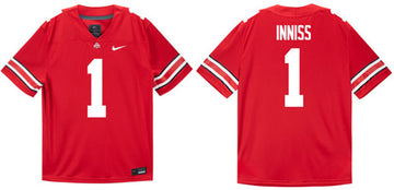 Brandon Inniss Ohio State Buckeyes scarlet jersey