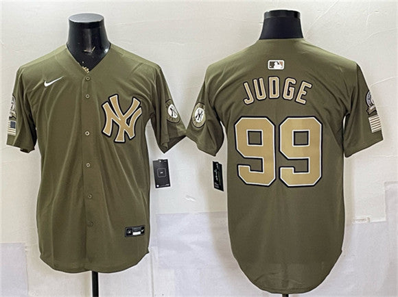 Aaron Judge New York Yankees olive jersey