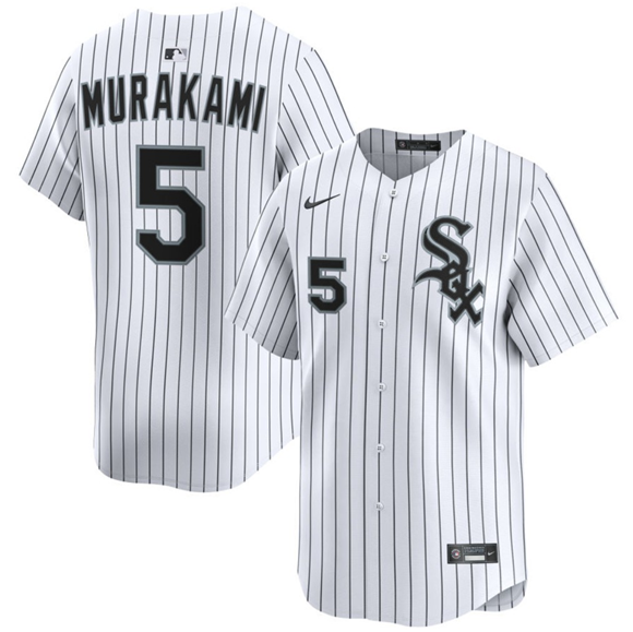 Munetaka Murakami Chicago White Sox white Limited jersey