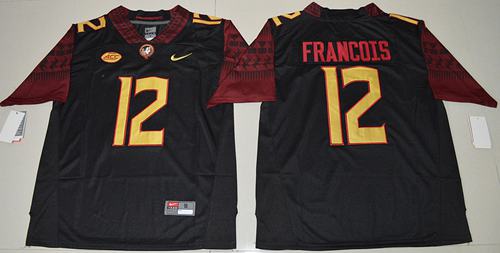 Deondre Francois Florida State Seminoles black jersey