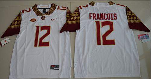 Deondre Francois Florida State Seminoles white jersey