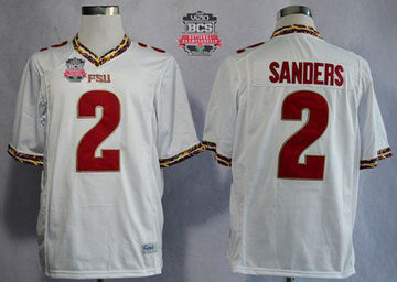 Deion Sanders New Florida State Seminoles white jersey