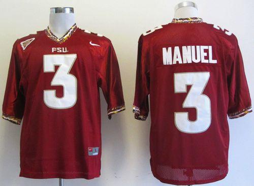 EJ Manuel Florida State Seminoles red jersey