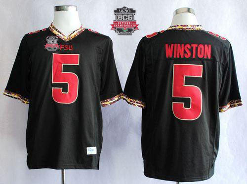 Jameis Winston Florida State Seminoles black jersey