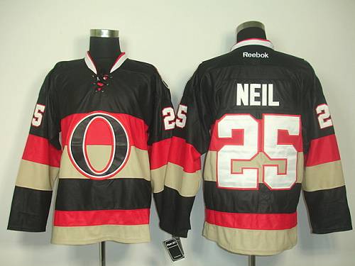 Chris Neil Ottawa Senators black jersey