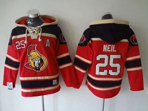 Chris Neil Ottawa Senators red jersey