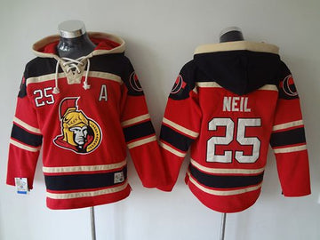 Chris Neil Ottawa Senators red jersey