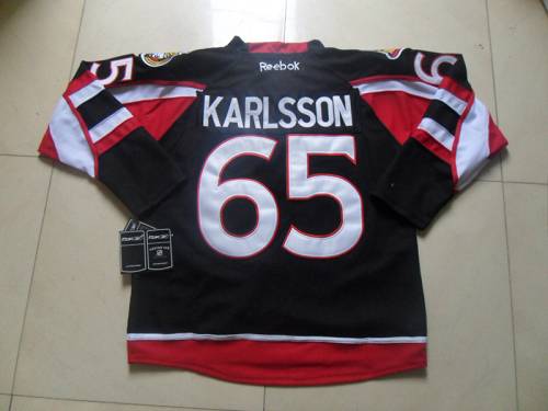 Erik Karlsson Ottawa Senators black jersey