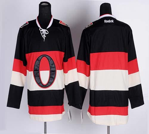Custom Ottawa Senators black jersey