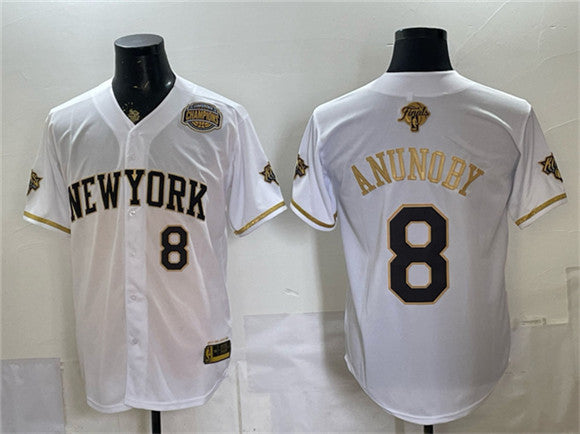 OG Anunoby New York Knicks white jersey