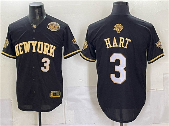 Josh Hart New York Knicks black jersey