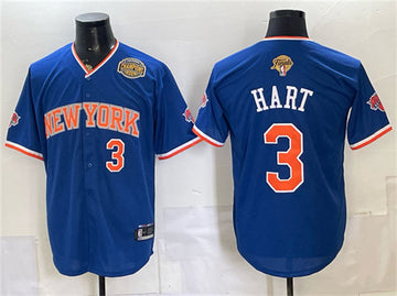 Josh Hart New York Knicks royal jersey