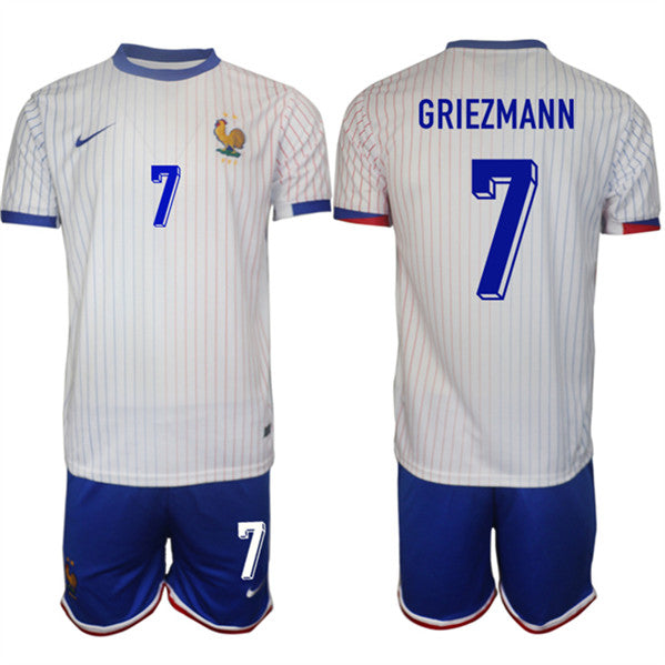 Antoine Griezmann France National Team white Away jersey