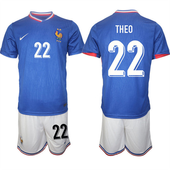 Theo France National Team blue Home jersey