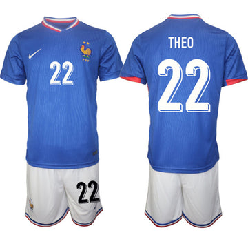 Theo France National Team blue Home jersey