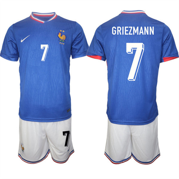 Antoine Griezmann France National Team blue Home jersey