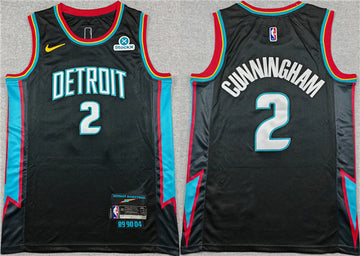 Cade Cunningham Detroit Pistons black City Edition jersey