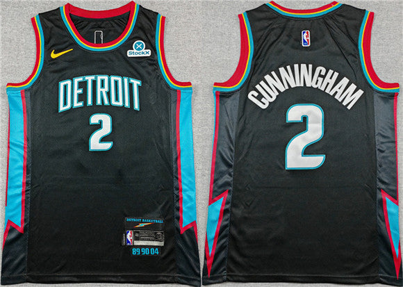 Cade Cunningham Detroit Pistons black City Edition jersey