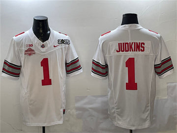 Quinshon Judkins Ohio State Buckeyes white Vapor jersey