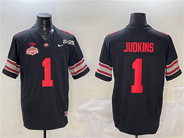 Quinshon Judkins Ohio State Buckeyes black Vapor jersey