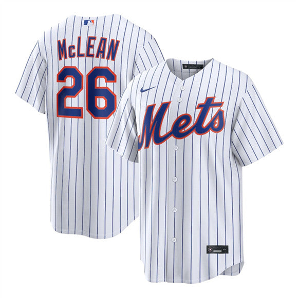 Nolan McLean New York Mets white jersey