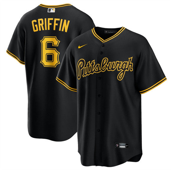 Konnor Griffin Pittsburgh Pirates black jersey