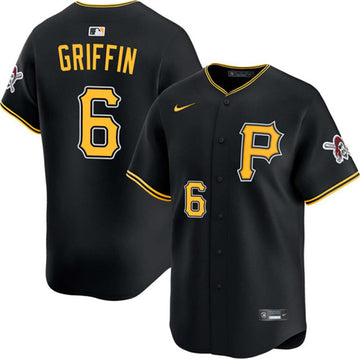 Konnor Griffin Pittsburgh Pirates black Limited jersey