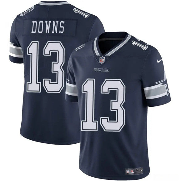 Caleb Downs Dallas Cowboys navy Vapor jersey