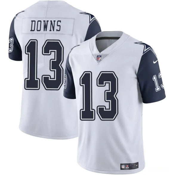Caleb Downs Dallas Cowboys white Vapor jersey