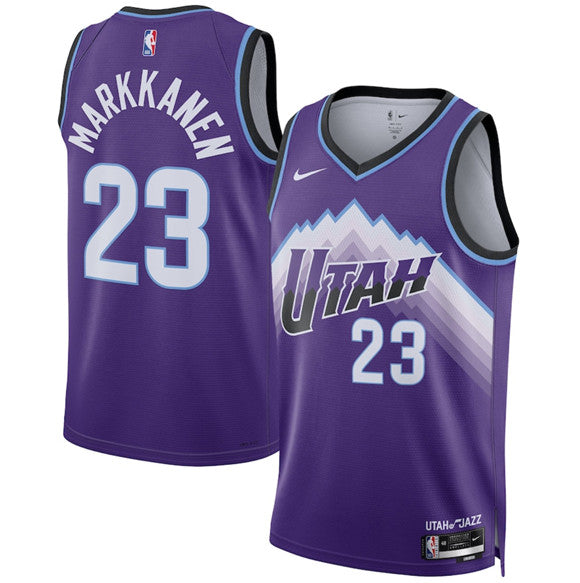 Lauri Markkanen Utah Jazz purple jersey