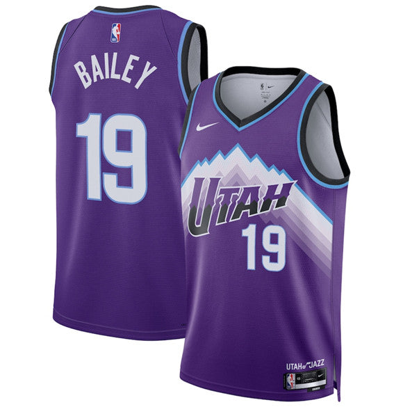 Ace Bailey Utah Jazz purple jersey