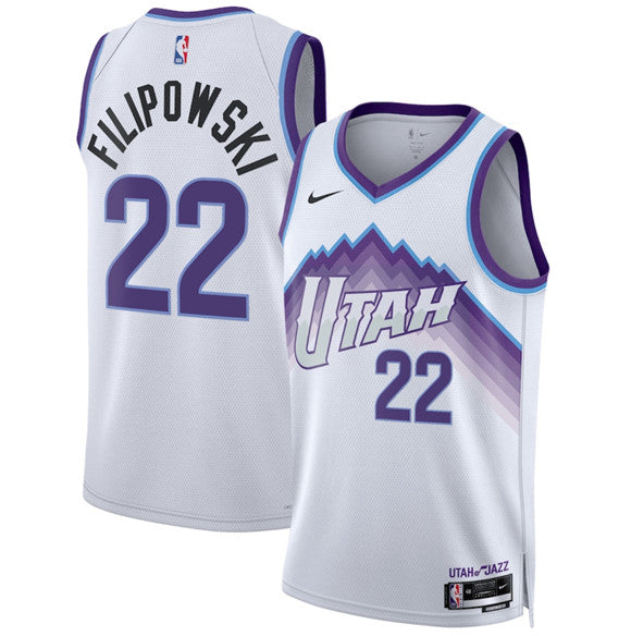 Kyle Filipowski Utah Jazz white jersey