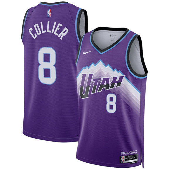 Isaiah Collier Utah Jazz purple jersey