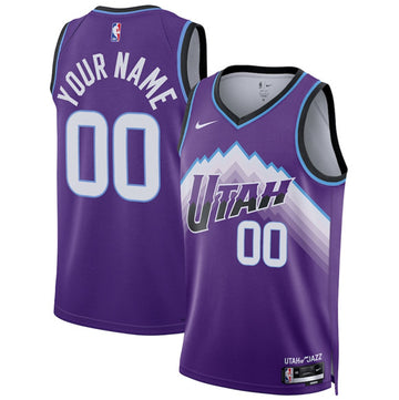 Custom Utah Jazz purple jersey