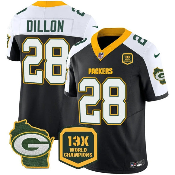 AJ Dillon Green Bay Packers Vapor jersey