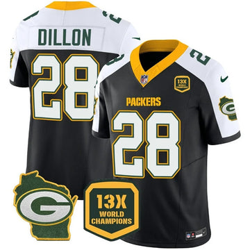 AJ Dillon Green Bay Packers Vapor jersey