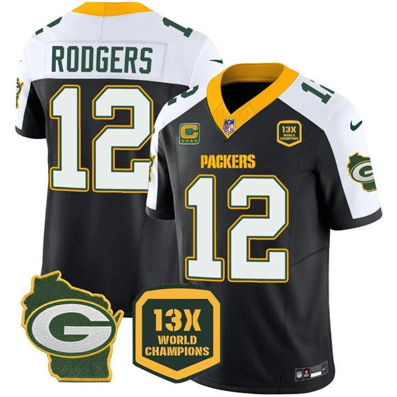 Aaron Rodgers Green Bay Packers Vapor jersey