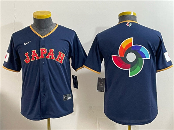 Japan Baseball navy Classic jersey