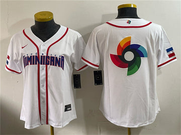 Dominican Republic Baseball white Classic jersey