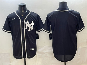 Custom New York Yankees black Fashion jersey