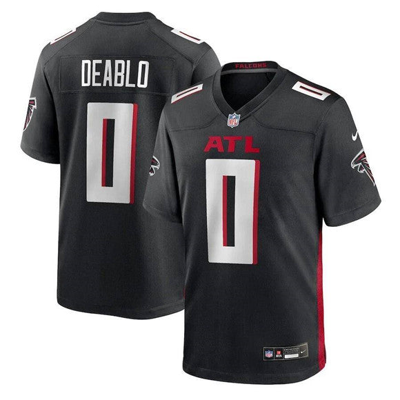 Divine Deablo Atlanta Falcons black Game jersey