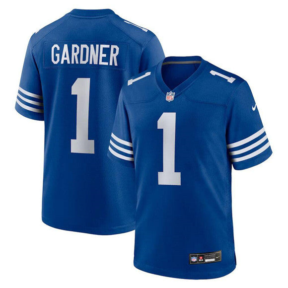 Ahmad Sauce Gardner Indianapolis Colts blue Game jersey